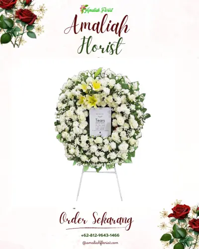 Krans Bunga Duka Cita di Jamblang