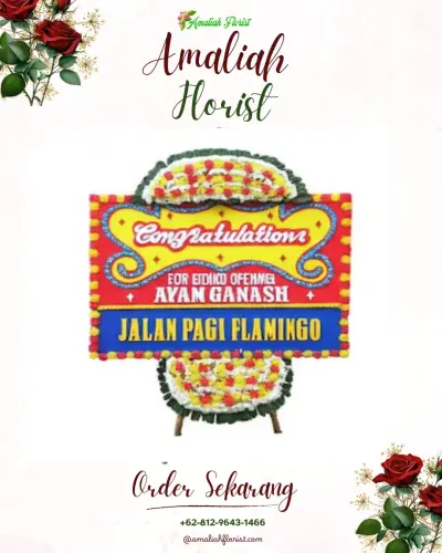 Bunga Papan Congratulation di Jamblang